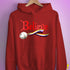 Believe Nonbinary Pride Jingle Bell Hoodie - Red